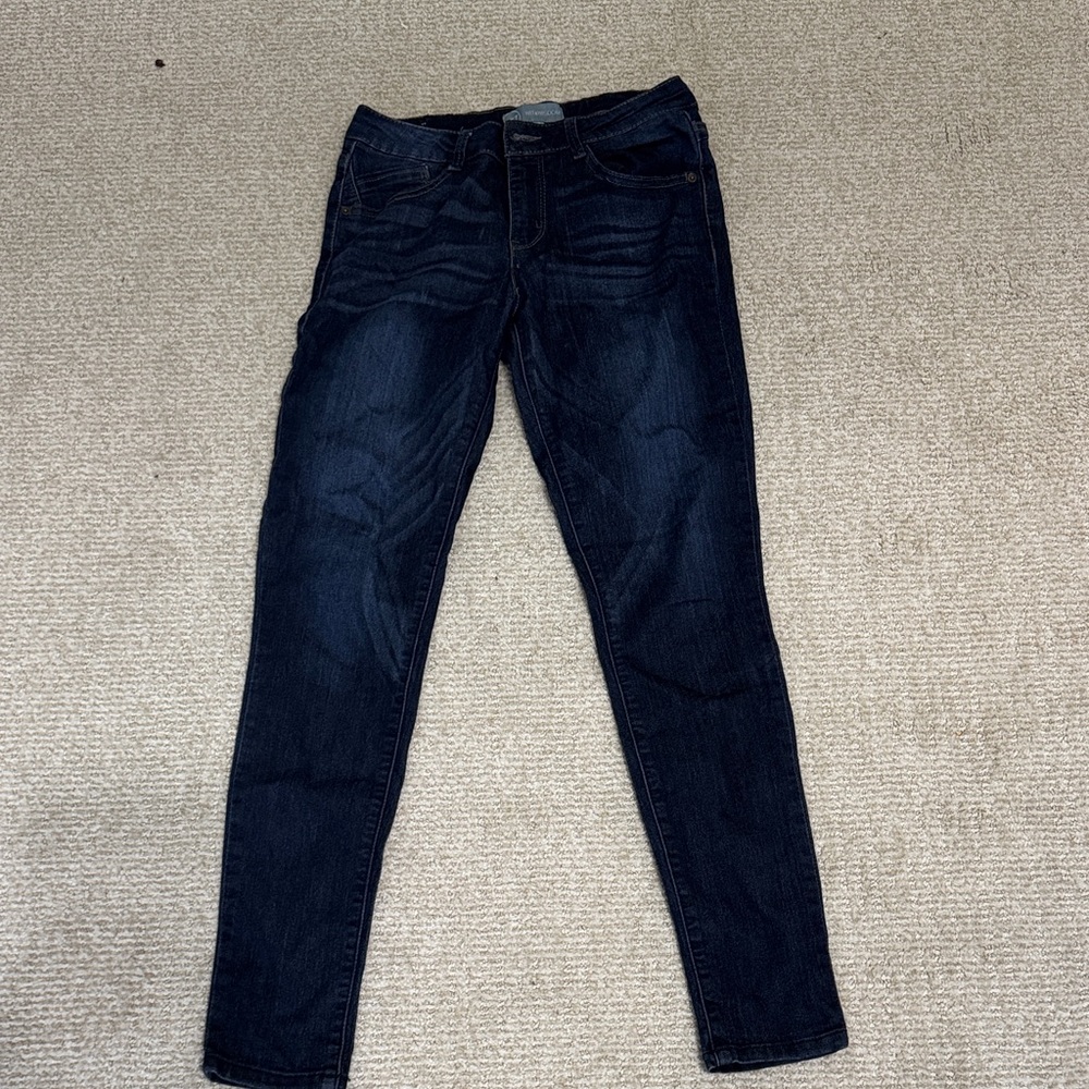 Wit & Wisdom Dark Indigo Skinny Jeans